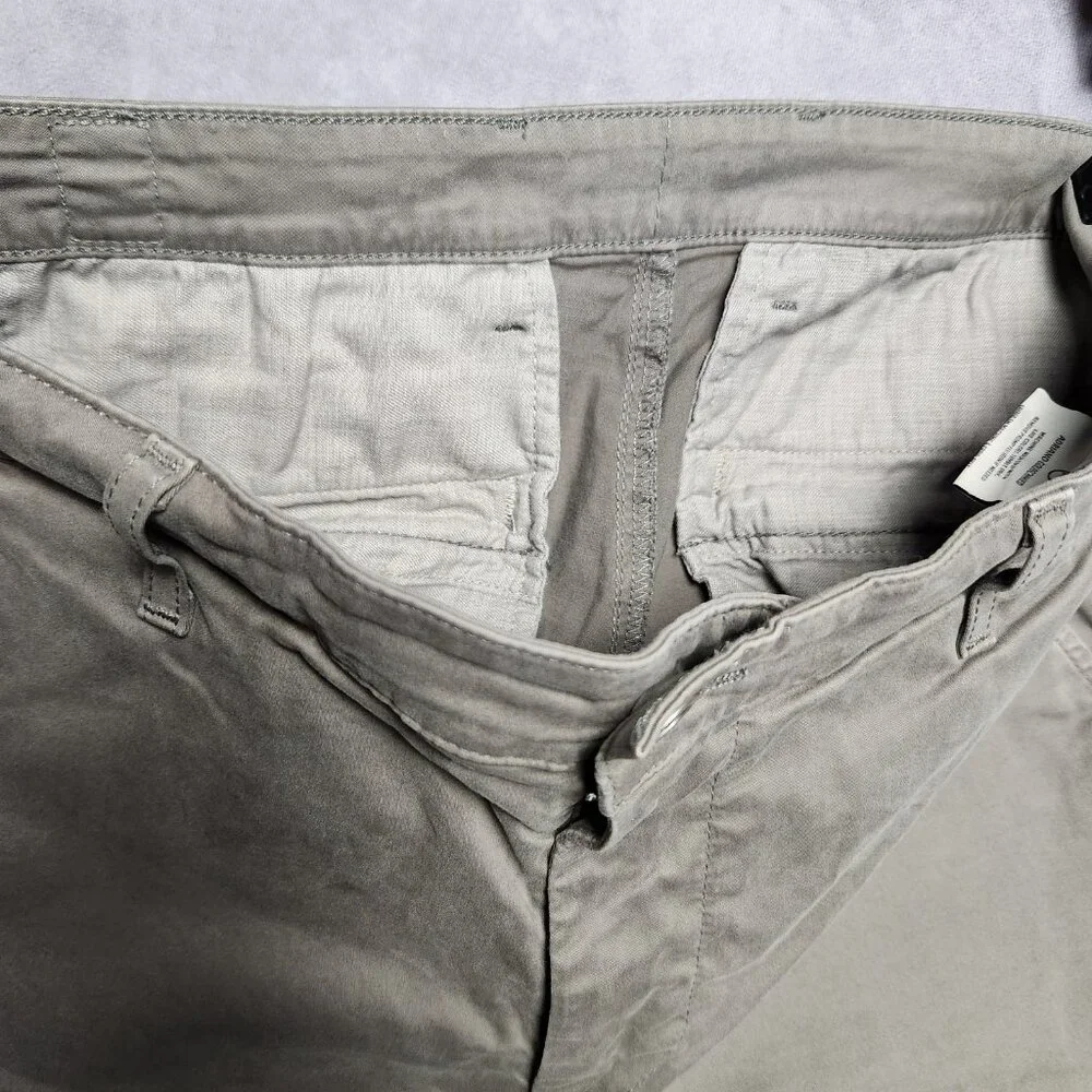 AG Adriano Goldschmied Shorts Mens 33R Gray The Griffin Tailored Stretch Casual‎